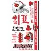 Louisville Cardinals Tattoos 10ct 2 Louisville Cardinals Tattoos 10ct -Costume Party Decor Store 160592
