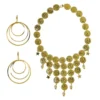 Gold Coin Jewelry Set -Costume Party Decor Store 176159
