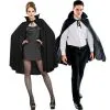 Adult Black Cape Deluxe 1 Adult Black Cape Deluxe -Costume Party Decor Store 176162