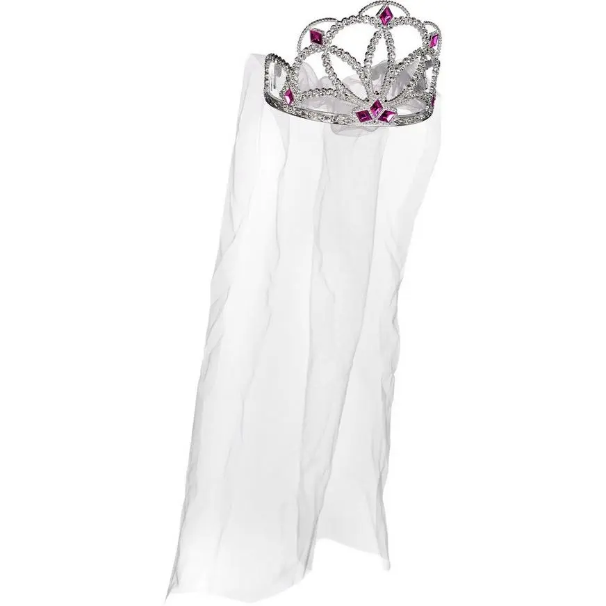 Tiara With Veil 4 Tiara With Veil - Image 2