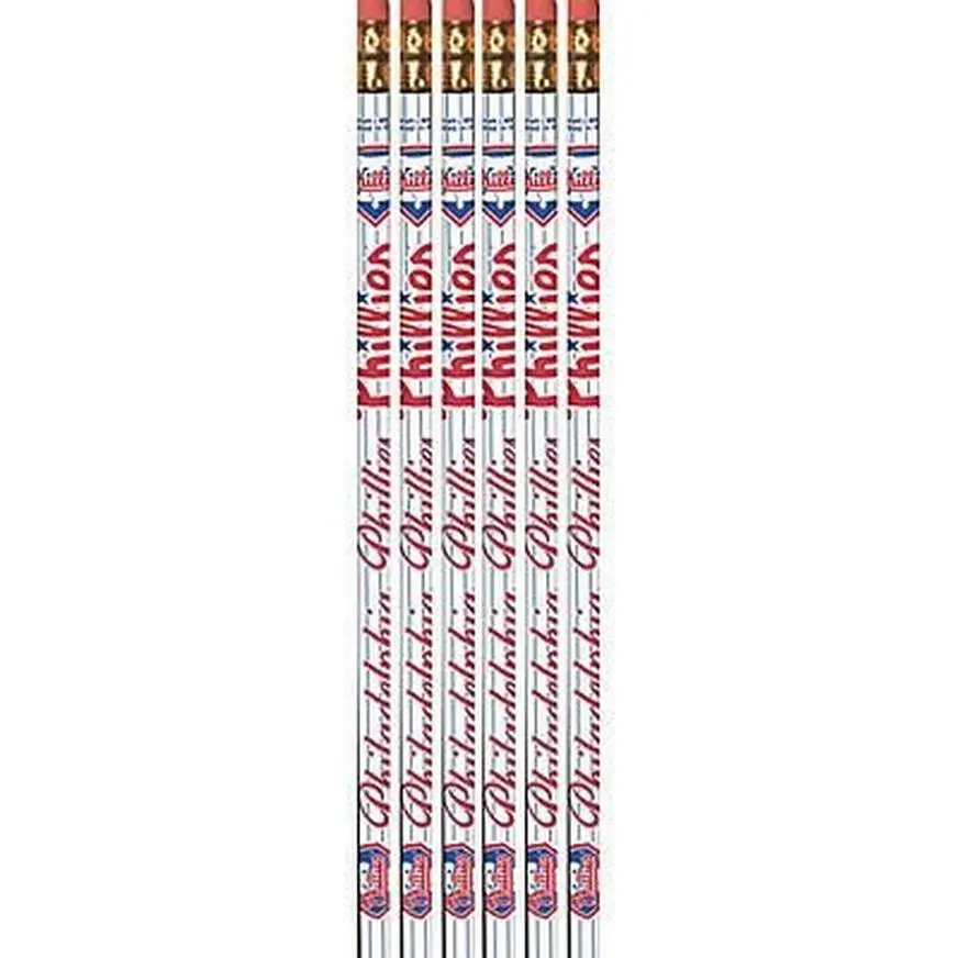Philadelphia Phillies Pencils 6ct 3 Philadelphia Phillies Pencils 6ct