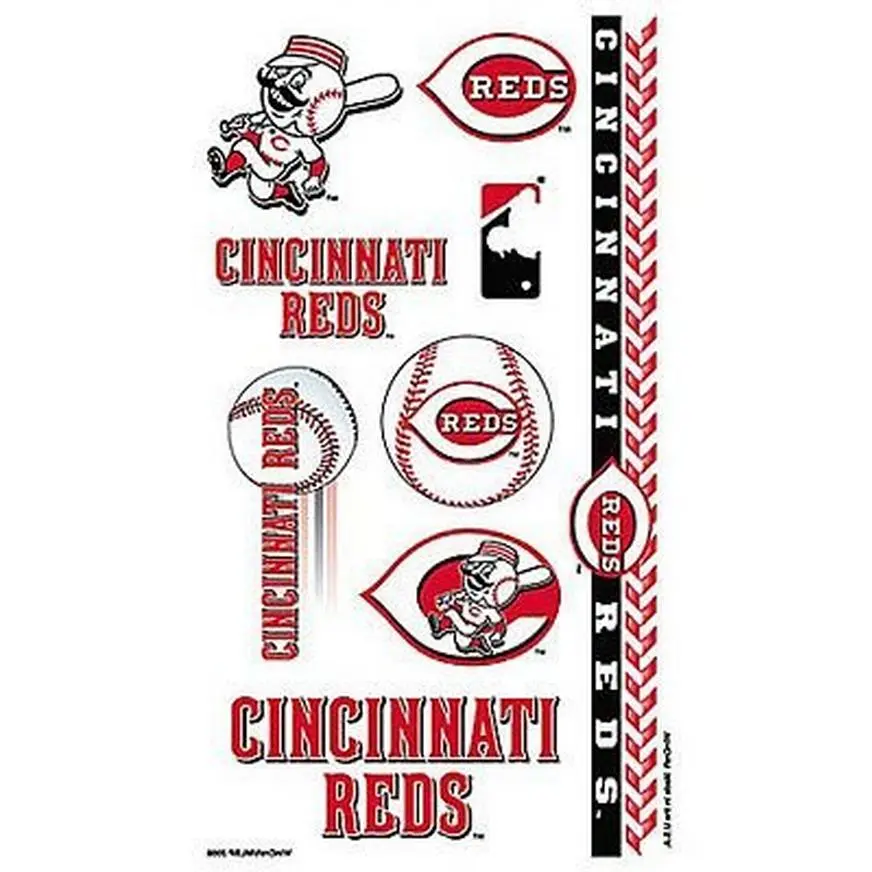 Cincinnati Reds Tattoos 10ct 3 Cincinnati Reds Tattoos 10ct