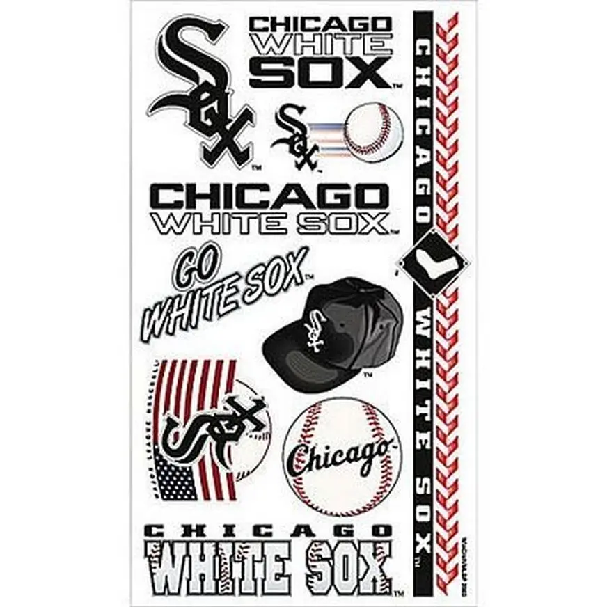 Chicago White Sox Tattoos 10ct 3 Chicago White Sox Tattoos 10ct