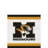 Missouri Tigers Beverage Napkins 24ct -Costume Party Decor Store 285340
