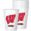 Wisconsin Badgers Plastic Cups 8ct -Costume Party Decor Store 285646