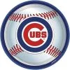 Chicago Cubs Lunch Plates 18ct -Costume Party Decor Store 313189