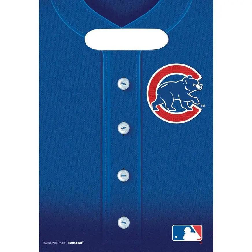 Chicago Cubs Favor Bags 8ct 3 Chicago Cubs Favor Bags 8ct
