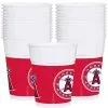 Los Angeles Angels Plastic Cups 25ct -Costume Party Decor Store 344237