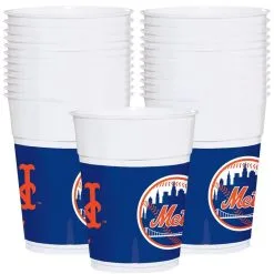 New York Mets Plastic Cups 25ct