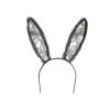 Black Lace Bunny Ears -Costume Party Decor Store 401099