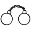 Black Rubber Shackles 1 Black Rubber Shackles -Costume Party Decor Store 41553