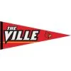 Louisville Cardinals Pennant Flag -Costume Party Decor Store 424690