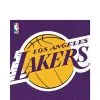 Los Angeles Lakers Lunch Napkins 16ct 2 Los Angeles Lakers Lunch Napkins 16ct -Costume Party Decor Store 435208