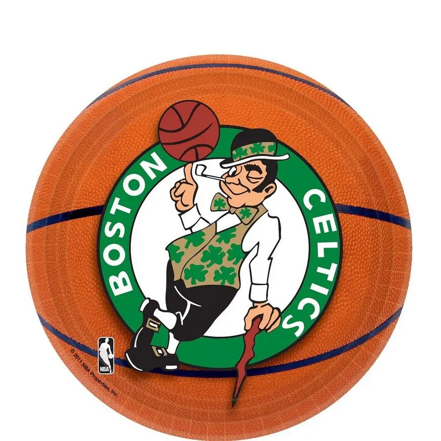 Boston Celtics Dessert Plates 8ct 3 Boston Celtics Dessert Plates 8ct