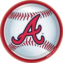 Atlanta Braves Party Kit For 18 Guests 8 Atlanta Braves Party Kit For 18 Guests -Costume Party Decor Store 488957 01