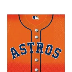 Houston Astros Party Kit For 16 Guests -Costume Party Decor Store 488967 02