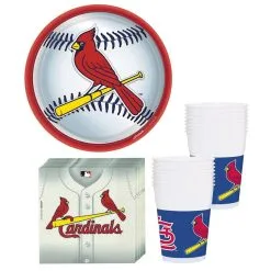 St. Louis Cardinals Party Kit For 18 Guests