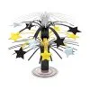 Black, Gold & Silver Stars Cascade Centerpiece