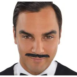 Roaring '20s Black Pencil Moustache