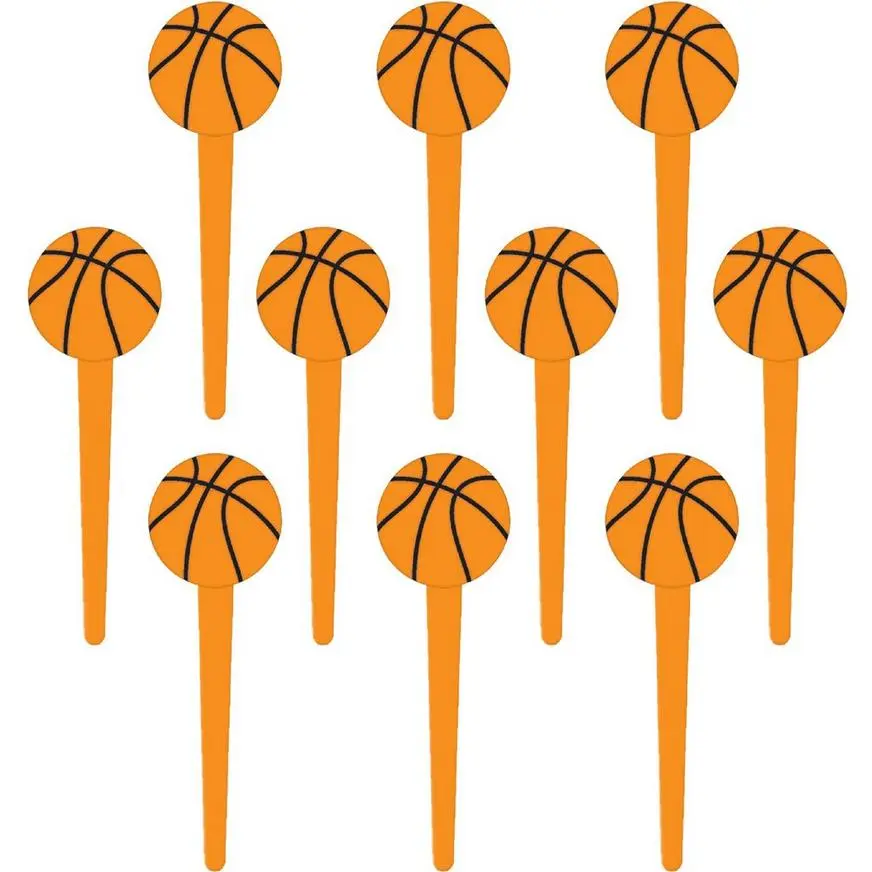 Basketball Party Picks 36ct 3 Basketball Party Picks 36ct