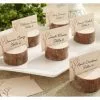 Rustic Tree Wood Place Card Holders -Costume Party Decor Store 611250