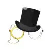 Top Hat & Monocle Glasses -Costume Party Decor Store 633373