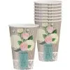 Rustic Wedding Cups 8ct -Costume Party Decor Store 635845