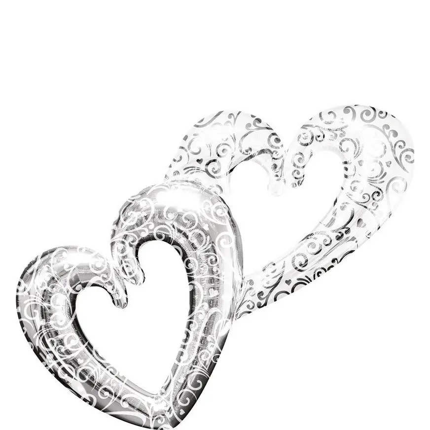 2018-07-20 23:59:30 Silver Swirl Double Heart Balloon - Giant 53in X 36in 3 2018-07-20 23:59:30 Silver Swirl Double Heart Balloon - Giant 53in X 36in