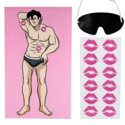 Team Bride Kiss The Stud Bachelorette Party Game