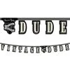 Vintage Dude Letter Banner