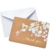 Kraft Bird Thank You Notes 50ct