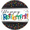 Happy Retirement Celebration Dinner Plates 8ct -Costume Party Decor Store 662033