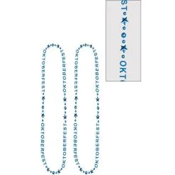 Blue Oktoberfest Bead Necklaces 2ct