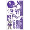Northwestern Wildcats Tattoos 10ct