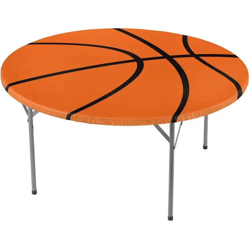 Fitted Basketball Table Cover 3 Fitted Basketball Table Cover