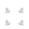 Mini Honeycomb Wedding Bells 4ct -Costume Party Decor Store 73832