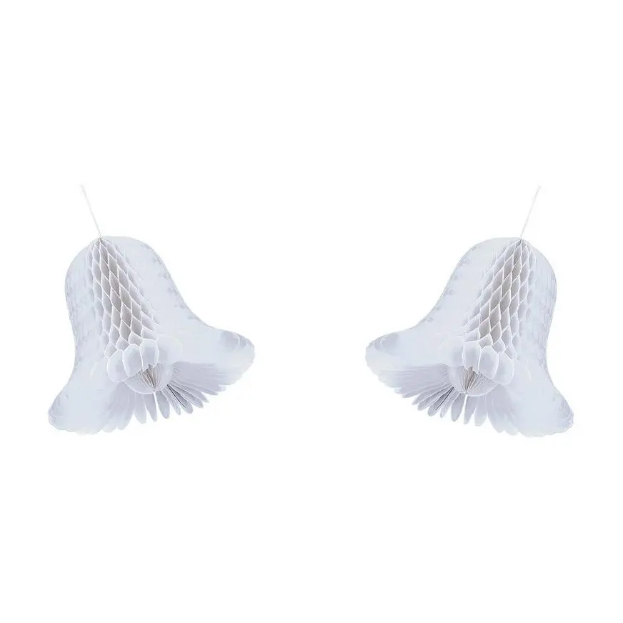 Small Honeycomb Wedding Bells 2ct 3 Small Honeycomb Wedding Bells 2ct