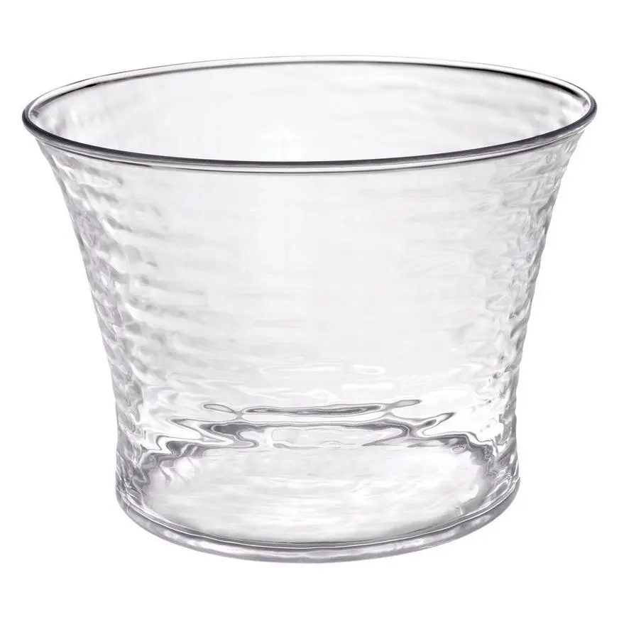 CLEAR Premium Plastic Ice Bucket 3 CLEAR Premium Plastic Ice Bucket