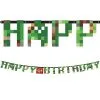 Pixelated Birthday Banner Kit -Costume Party Decor Store 744528