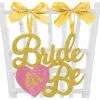Glitter Bride-to-Be Chair Sign -Costume Party Decor Store 746949