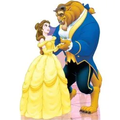 Beauty And The Beast Life-Size Cardboard Cutout