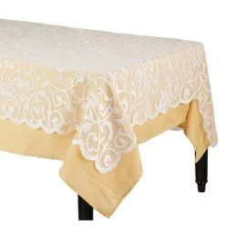 White Lace Tablecloth