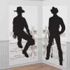 Silhouette Cowboy Scene Setter 2pc 1 Silhouette Cowboy Scene Setter 2pc -Costume Party Decor Store 762650