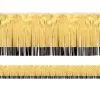 Black & Gold Tinsel Fringe