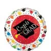 Confetti Caps Balloon, 17in 2 Confetti Caps Balloon, 17in -Costume Party Decor Store 778865