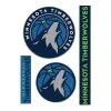 Minnesota Timberwolves Decals 4ct
