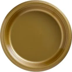 Gold & Royal Blue Plastic Tableware Kit For 50 Guests -Costume Party Decor Store 788706 02