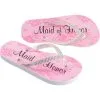 Lillian Rose Adult Small Pink Maid Of Honor Flip Flops -Costume Party Decor Store 788902