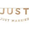 Talking Tables Inc Glitter Rose Gold Just Married Letter Banner -Costume Party Decor Store 793838