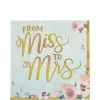 AMSCAN Mint To Be Floral Lunch Napkins 16ct